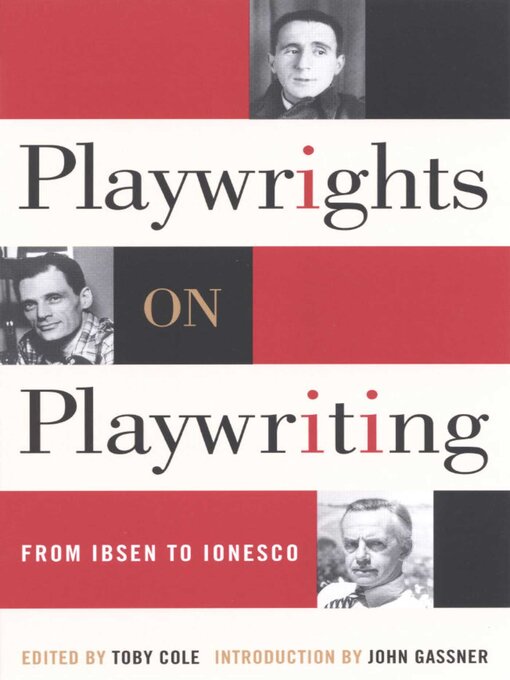 Title details for Playwrights on Playwriting by Toby Cole - Available